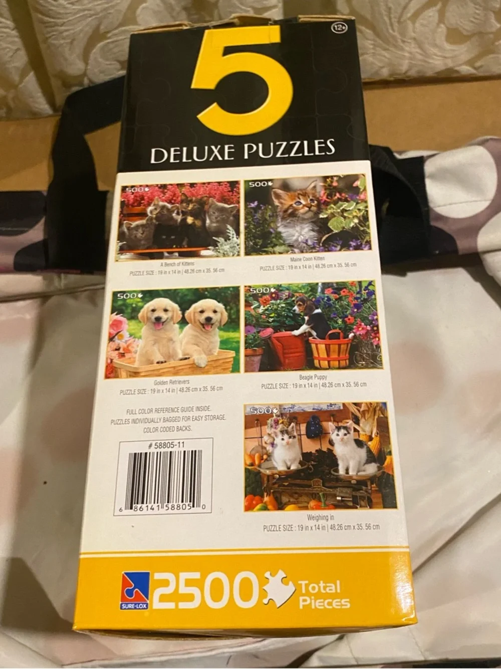 Deluxe 5-Pk Pets Puzzles